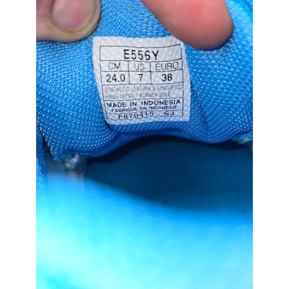 ASICS Gel-Game 5 Tennis Shoes White Blue Athletic Sneakers Womens Size 7 - Picture 5 of 8